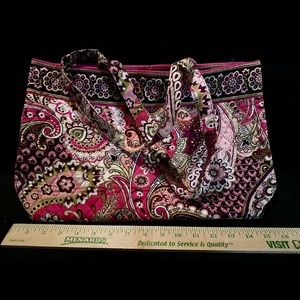 Vera Bradley tote in Very Berry Paisley